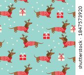 Christmas Winter Pattern With...