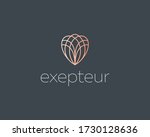 abstract elegant line art... | Shutterstock .eps vector #1730128636