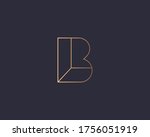 Abstract Linear Letter B Logo...