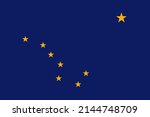 flag of us state of alaska full ... | Shutterstock .eps vector #2144748709