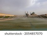 Small photo of ISFAHAN, IRAN - MAY 12, 2018:Shah (Imam) Mosque (Jameh Abbasi Mosque), Imam mosque in Naghsh-i Jahan Square