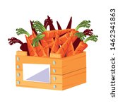 fresh vegetable carrots in... | Shutterstock .eps vector #1462341863