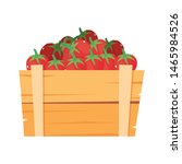 fresh vegetable tomatoes in... | Shutterstock .eps vector #1465984526