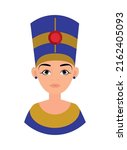 Egypt Nefertiti Statue Icon...