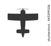 airplane silhouette travel... | Shutterstock .eps vector #465399206