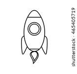 rocket transportation vehicle... | Shutterstock .eps vector #465405719