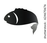 fish sea animal symbol | Shutterstock .eps vector #624670676