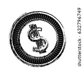 money coin icon | Shutterstock .eps vector #632796749