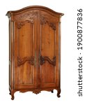 Small photo of Armoire chest cabinet with clipping path.