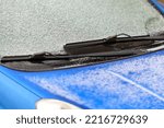 Car Wiper Against A Window With ...
