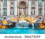 Trevi Fountain At Sunrise  Rome ...