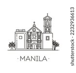 Minor Basilica of Saint Lorenzo Ruiz in Manila. Philipines landmark