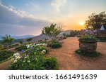 landscape of mon jam  famous... | Shutterstock . vector #1661491639