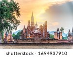 wat mahathat temple  temple of... | Shutterstock . vector #1694937910