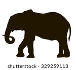 Vector Drawing Silhouette Of A...