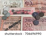 Small photo of Old banknotes of the German bank of the period of the Second Reich