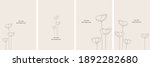 set of vector abstract... | Shutterstock .eps vector #1892282680