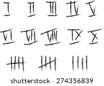 Handwritten Roman Numerals Set...