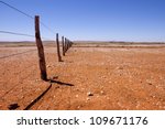 Fence Line In Southern...
