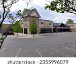 Small photo of Tacos Al Cartel, Subway combo restaurant - Storefront, tree obstructs facade (Loveland, Colorado, USA) - 05\14\2022