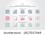 square basic shape vector... | Shutterstock .eps vector #1817017469