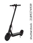 New black electric scooter...