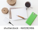 designer desk | Shutterstock . vector #460282486