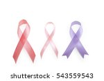 ribbon symbol of world aids day | Shutterstock . vector #543559543