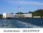 Pearl harbor memorial in oahu...