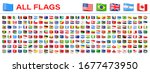 all world flags   vector tag... | Shutterstock .eps vector #1677473950