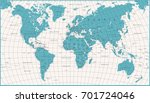 world map political vintage... | Shutterstock .eps vector #701724046
