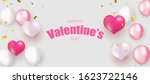 pink white balloons gold... | Shutterstock .eps vector #1623722146