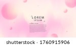abstract pastel pink gradient... | Shutterstock .eps vector #1760915906
