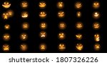 halloween set collection scary... | Shutterstock .eps vector #1807326226