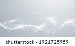 abstract grey wave background... | Shutterstock .eps vector #1921725959