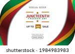 happy juneteenth independence... | Shutterstock .eps vector #1984983983