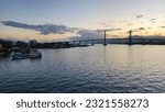 Small photo of View of the JMP Bridge Ambon City Maluku Indonesia in the Afternoon