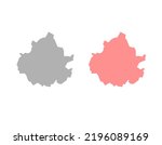 Suwon Map vector illustration color
