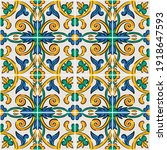 decorative seamless pattern... | Shutterstock .eps vector #1918647593