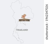 Maps Of Thailand With Red Maps...