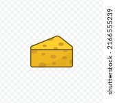 vector illustration of cheese... | Shutterstock .eps vector #2166555239