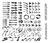 big collection of arrows. one... | Shutterstock .eps vector #1892830189