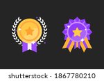 set of game rating icons with... | Shutterstock .eps vector #1867780210