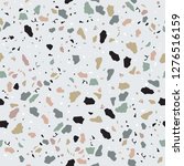 terrazzo seamless pattern with... | Shutterstock .eps vector #1276516159
