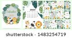 Doodle Animal Calendar Set 2020 ...