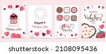 collection of valentine s day... | Shutterstock .eps vector #2108095436