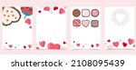 collection of valentine s day... | Shutterstock .eps vector #2108095439