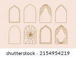 collection of line design with... | Shutterstock .eps vector #2154954219