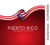 Puerto Rico Flag Ribbon  ...