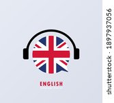 english language course banner. ... | Shutterstock .eps vector #1897937056